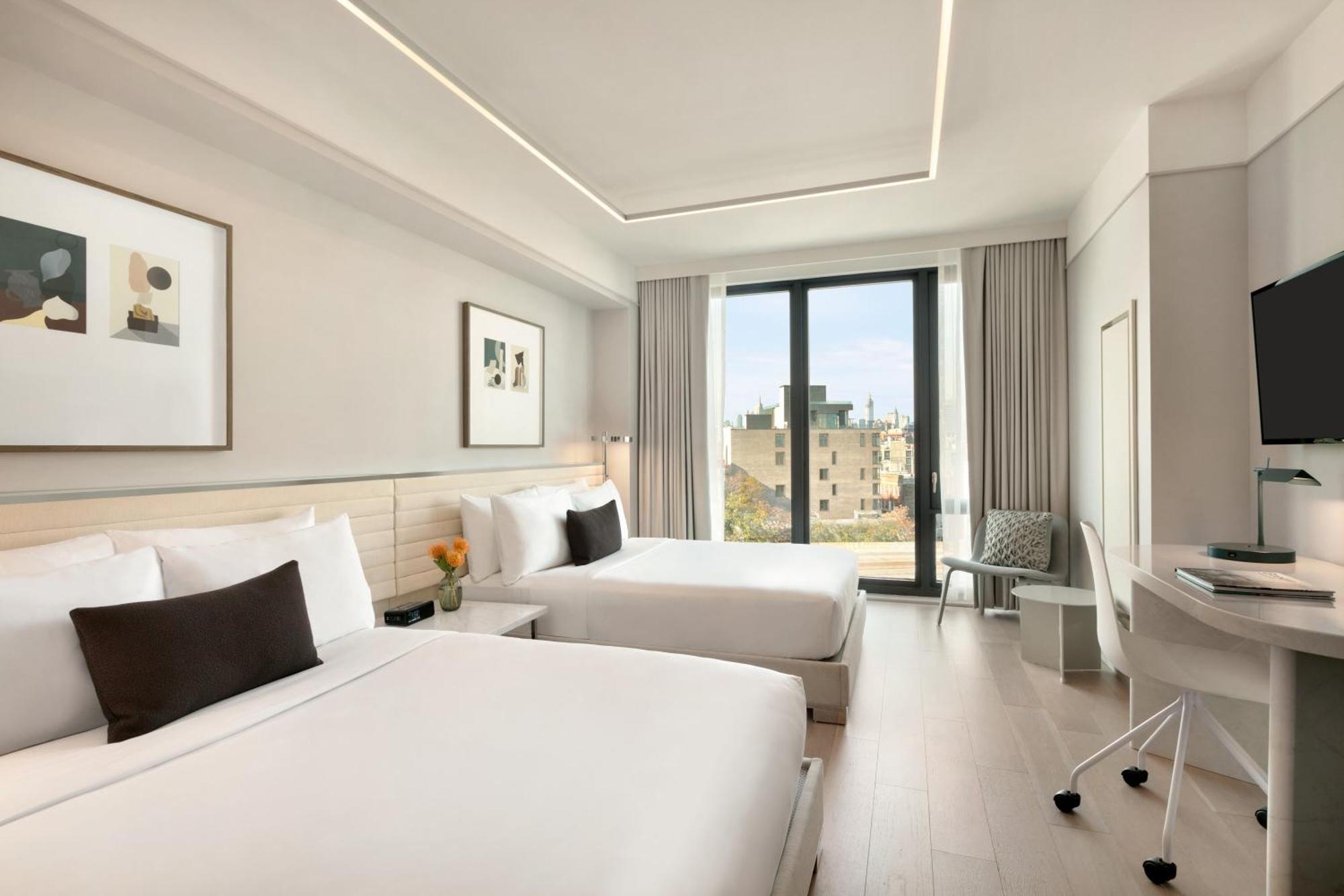Chambre Double Premium avec 2 Lits Doubles