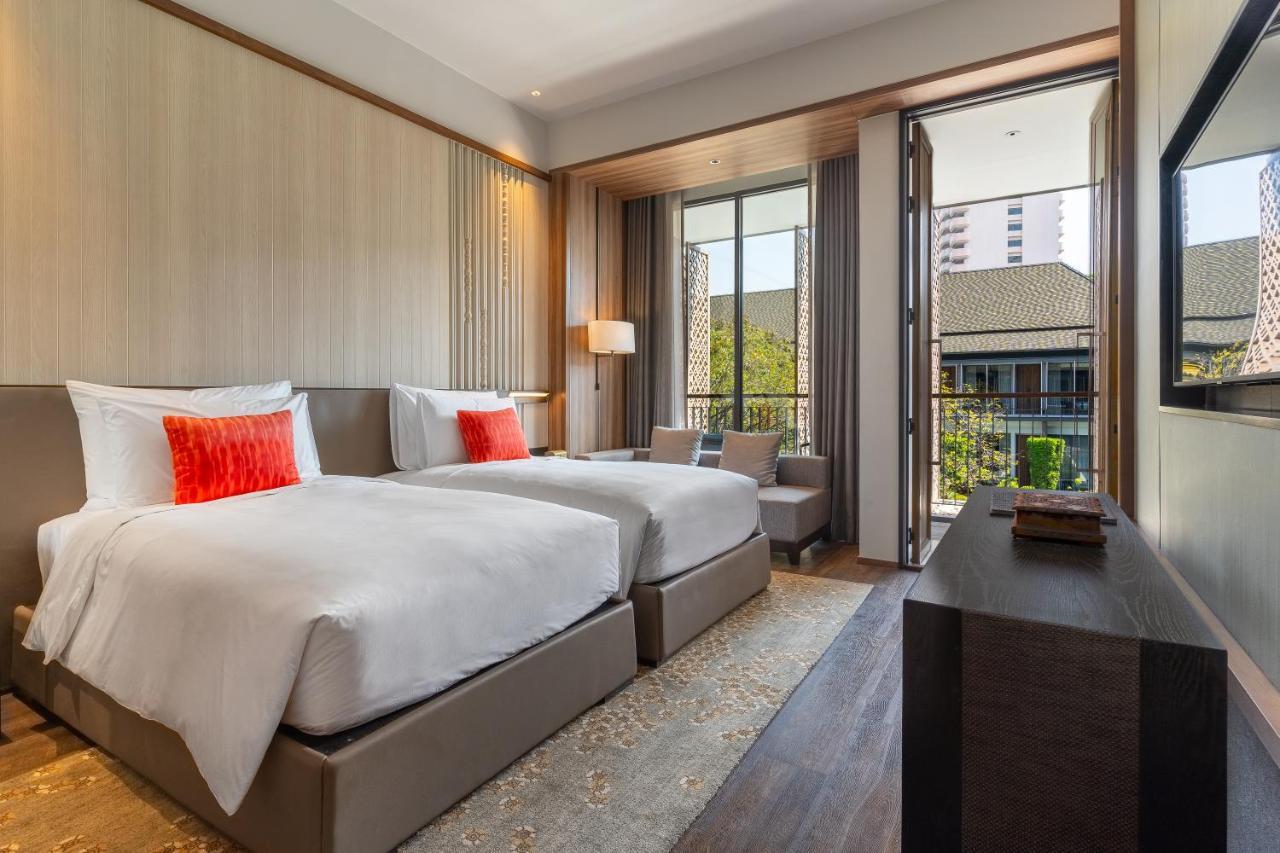 Chambre Lits Jumeaux de Luxe - Vue sur Piscine