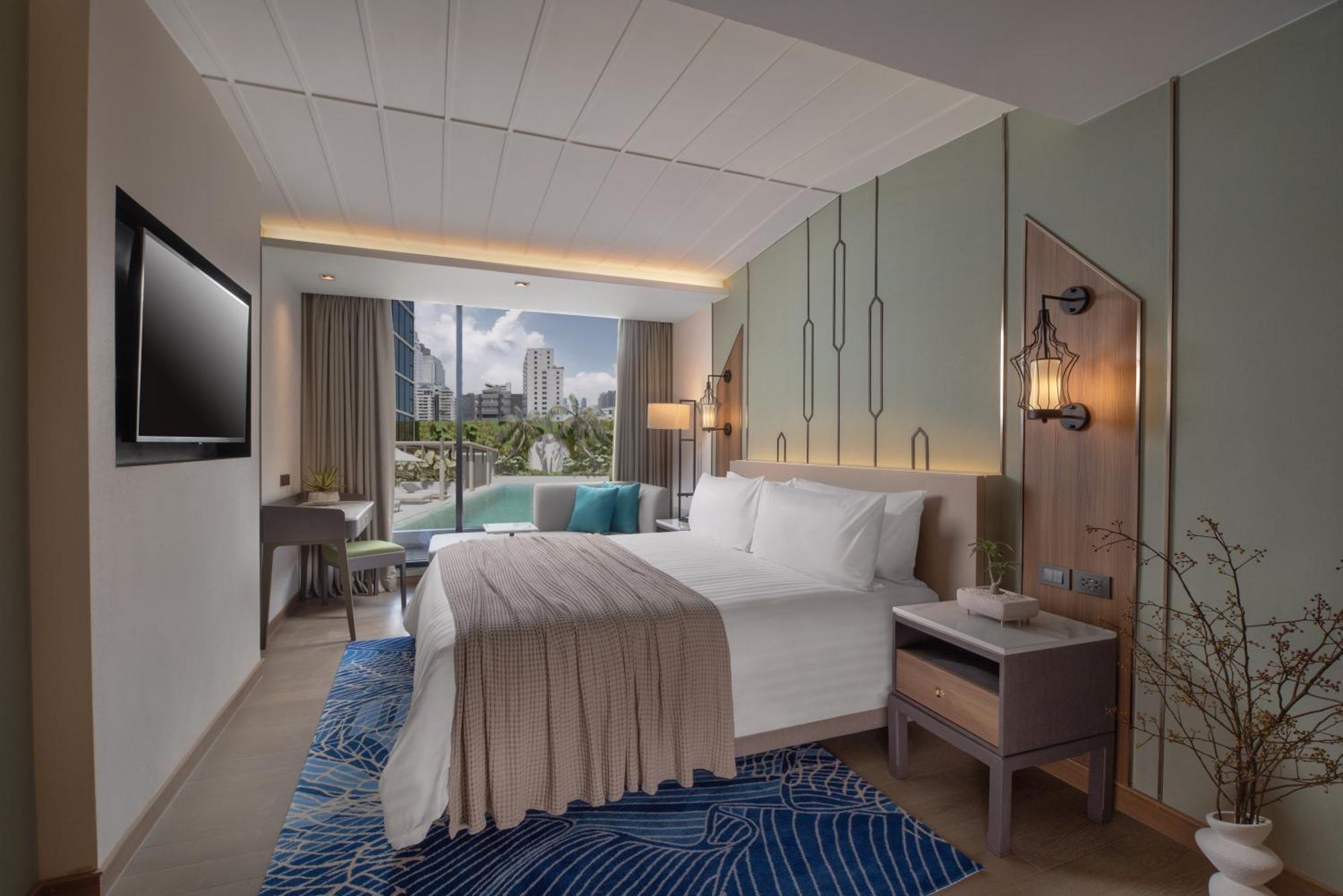 Suite 1 Chambre avec Vue sur la Piscine
