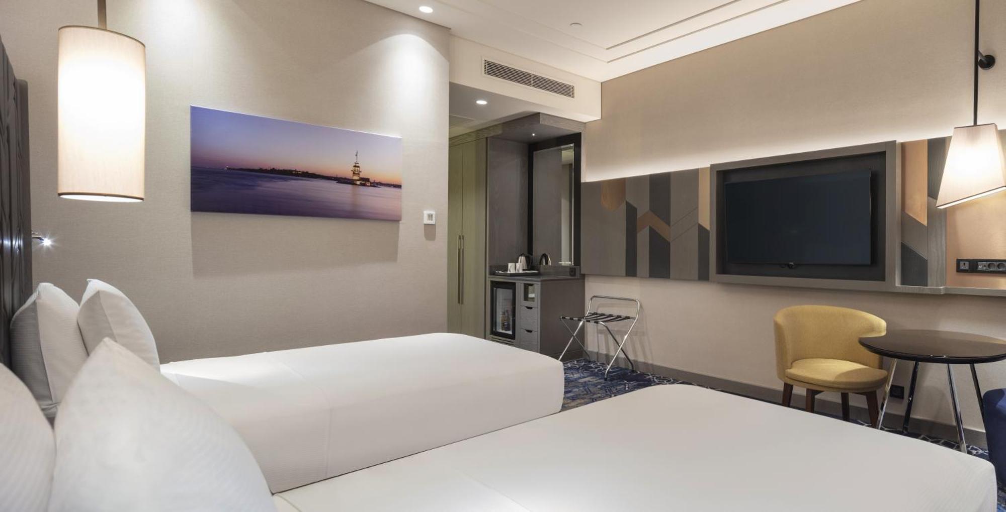 Chambre Lits Jumeaux Exécutive avec Vue sur la Mer