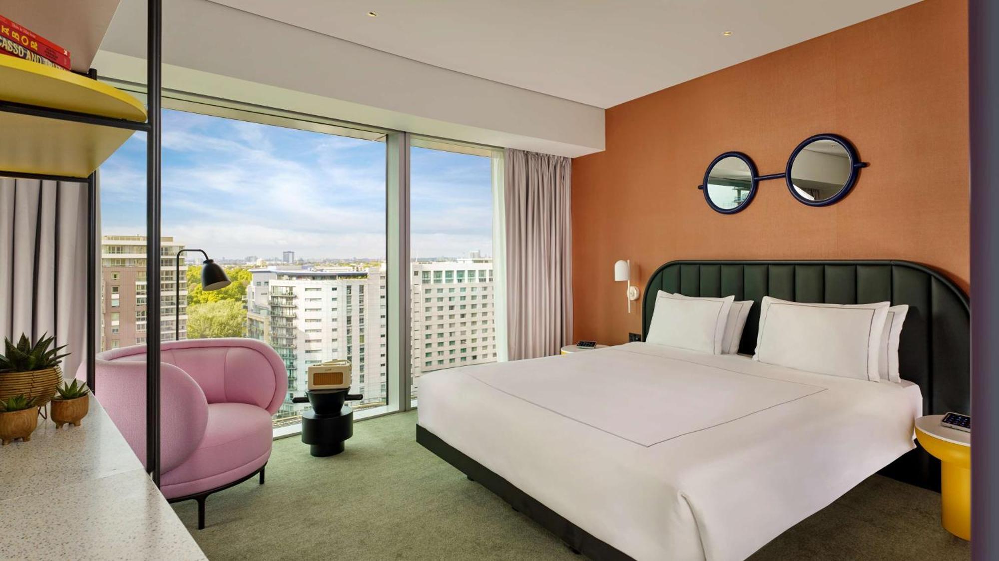 Chambre Lit King-Size Art - Vue sur Ligne d'Horizon