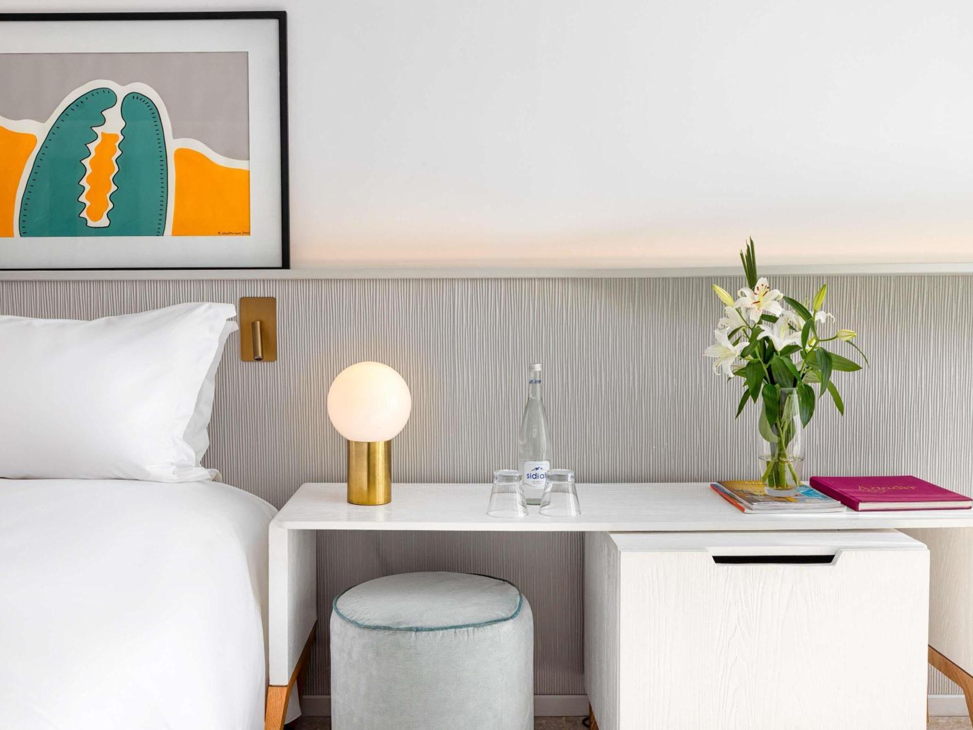Chambre Lits Jumeaux Prestige avec Vue partielle sur la Mer