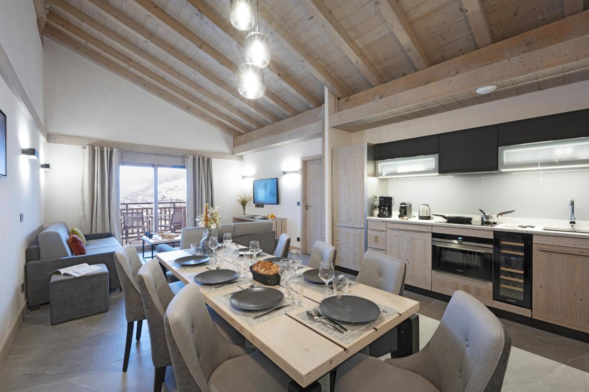 Appartement 3 Chambres pour 8 Personnes - Accès Spa