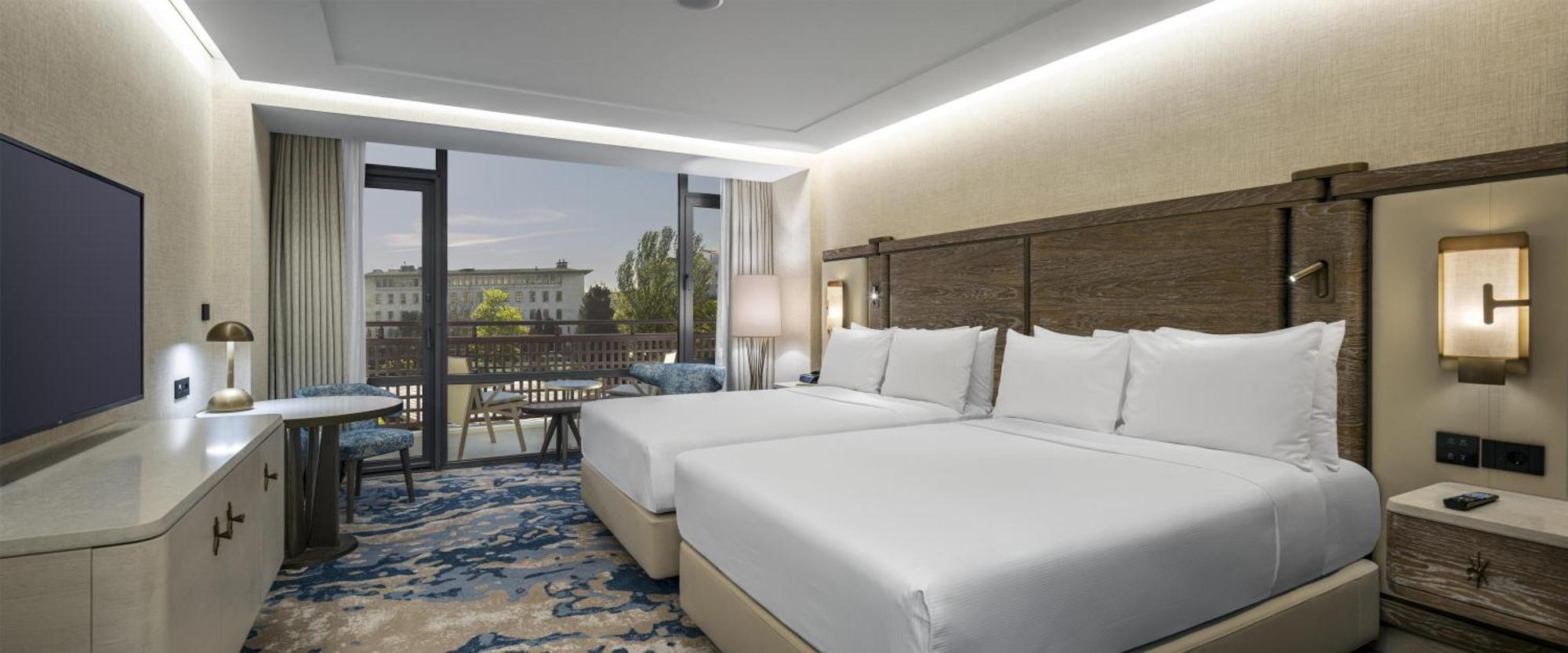 Chambre Double Exécutive avec 2 Lits Doubles - Vue sur Ville