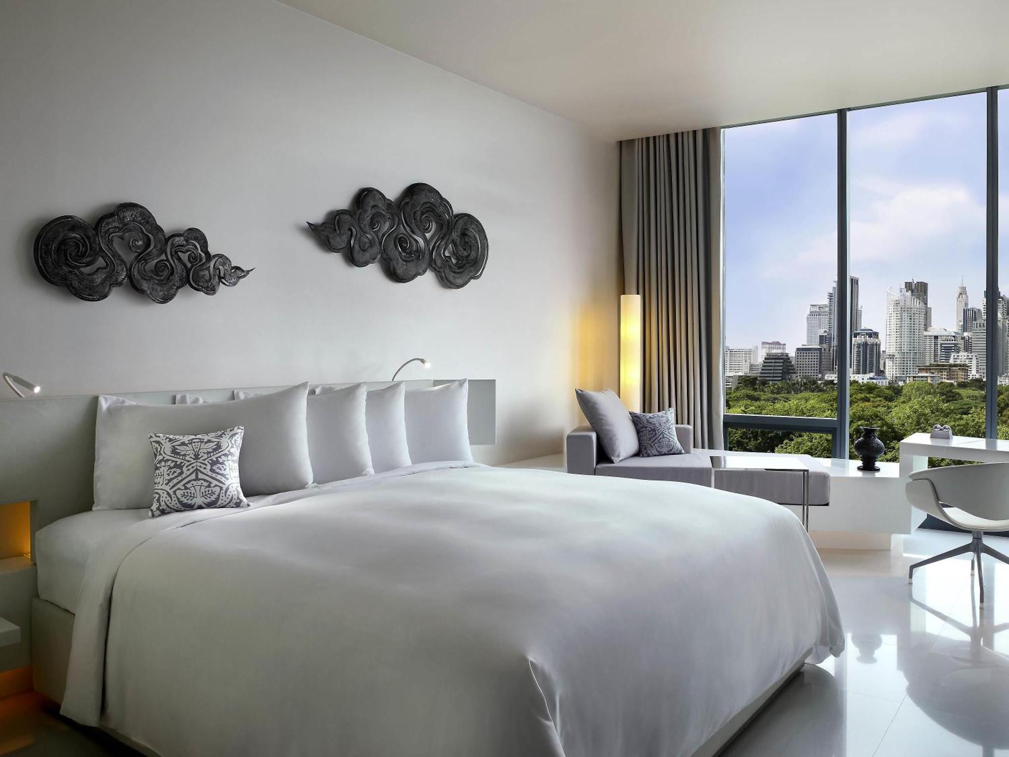 Suite 1 Chambre SO avec Avantages Club - Vue sur Ville ou Parc Lumpini