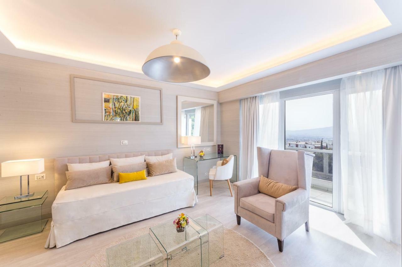 Suite Deluxe avec Balcon d'Angle - Vue sur Colline du Lycabette