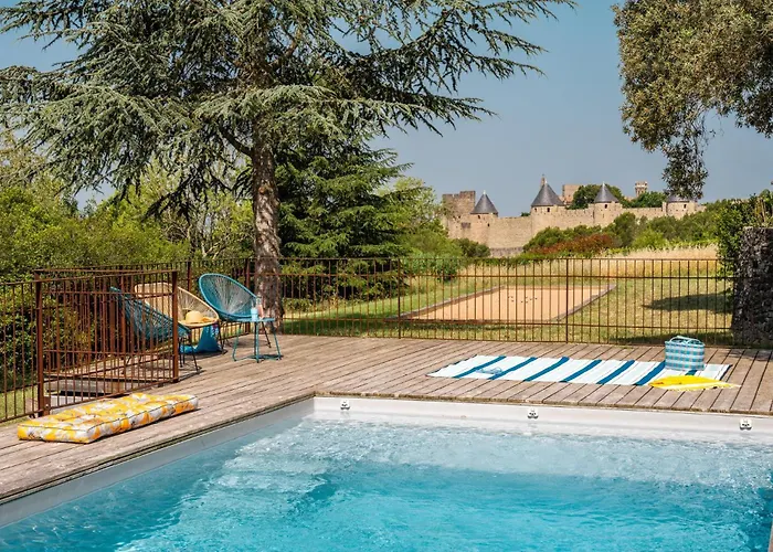 Villa L'écrin de la Cité, Grand Panorama à Carcassonne